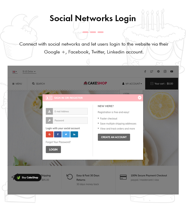cakeshop - Opencart 3 Theme