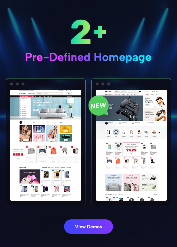 Entry  Opencart 4 Theme