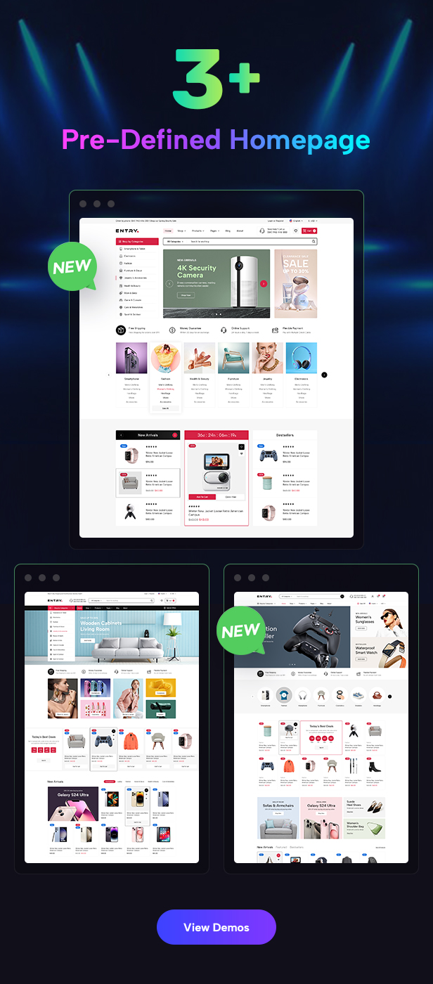 Entry | Modern Multipurpose Opencart 4 Theme