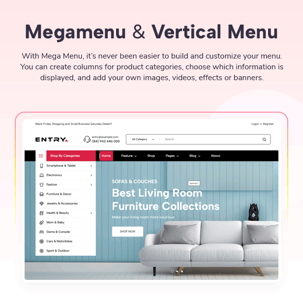 Entry | Modern Multipurpose Opencart 4 Theme