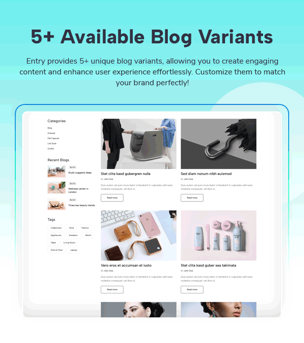 Entry | Modern Multipurpose Opencart 4 Theme