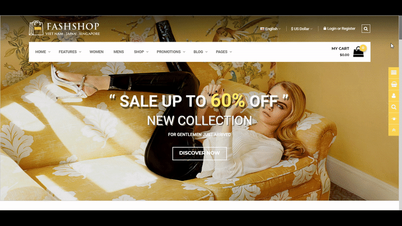 fashshop - Opencart 3 Theme