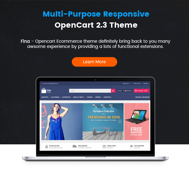 Fina - Opencart Theme