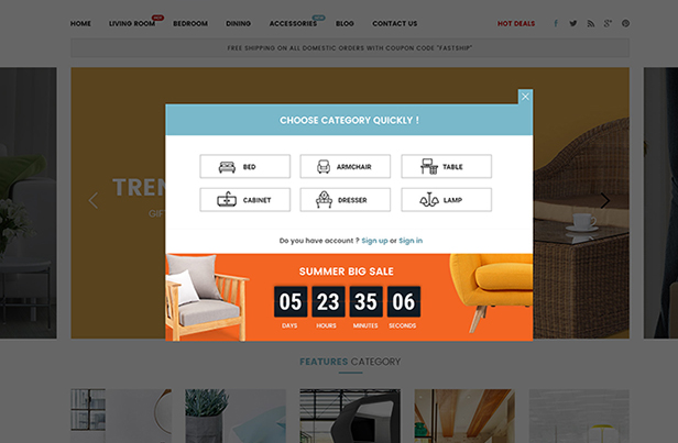 FurniShop - Opencart 3 Theme