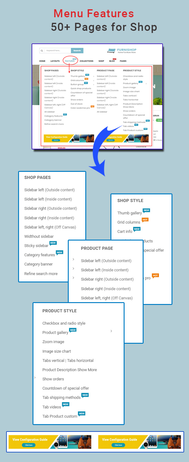 FurniShop - Opencart Theme