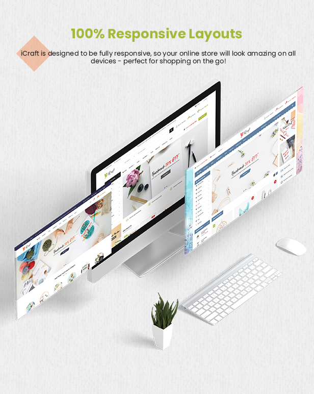 iCraft – Handmade, Craft & Hobby Minimal OpenCart Theme