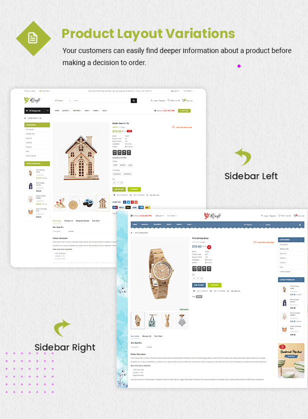 iCraft – Handmade, Craft & Hobby Minimal OpenCart Theme