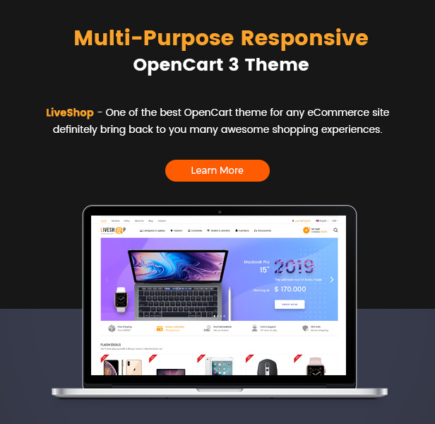 liveshop - Opencart Theme