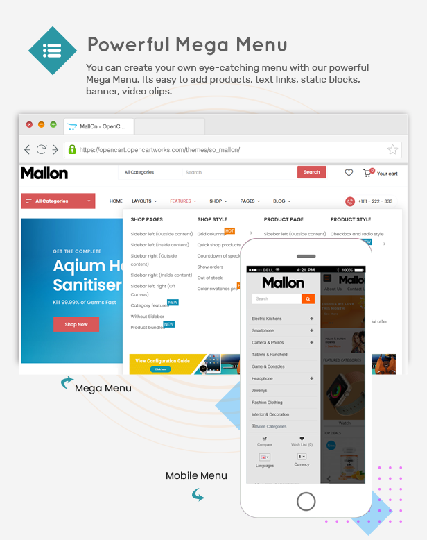 MallOn - Opencart Theme