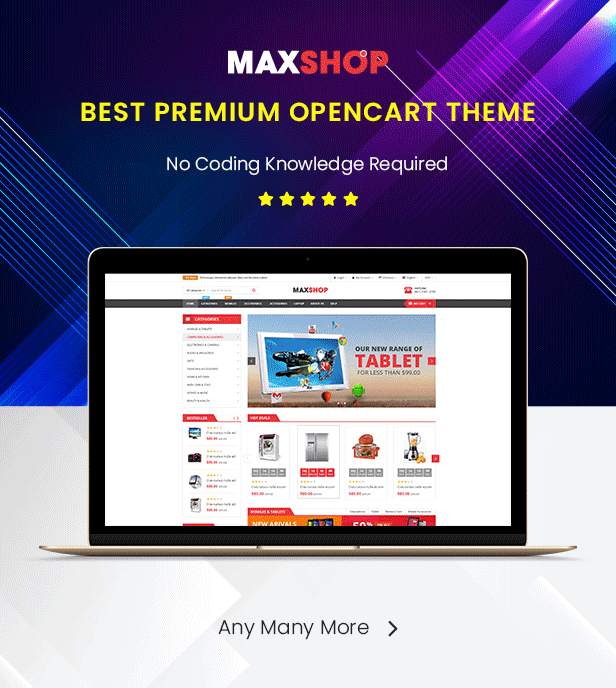 MaxShop- Opencart Theme