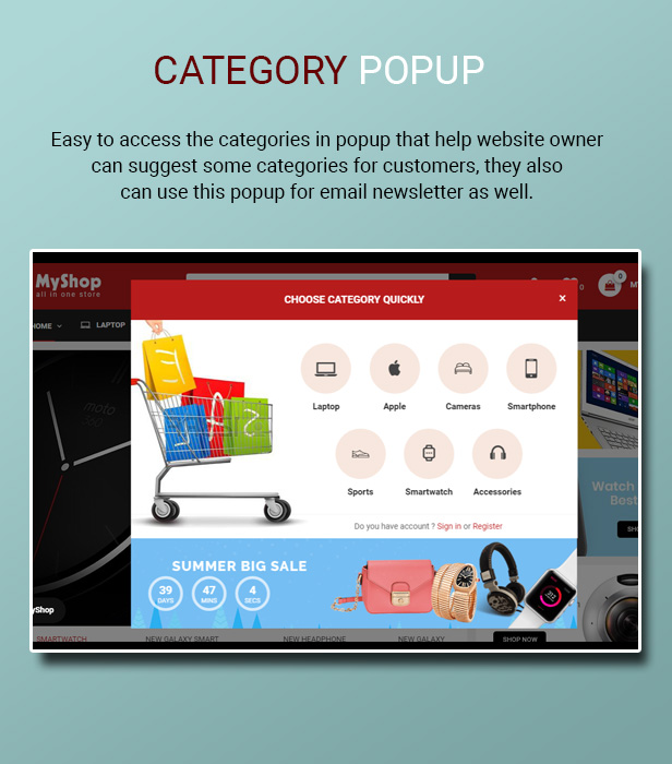 myshop - Opencart 3 Theme