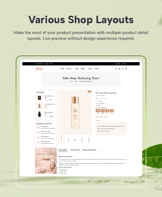Salla – Spa, Beauty & Skincare Opencart Theme