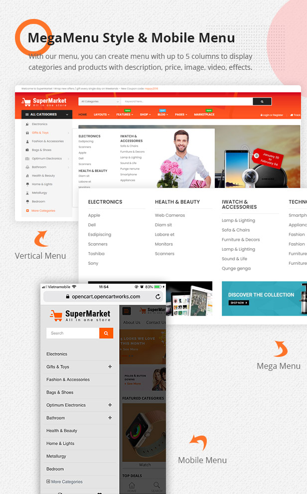 SuperMarket - Opencart Theme