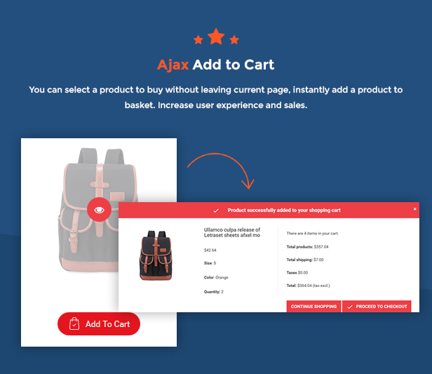 Prestashop Digital Theme - Ajax add to cart