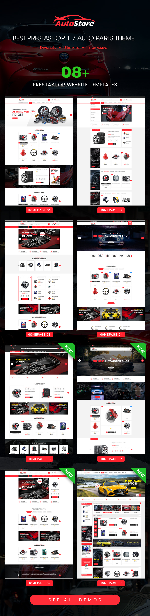 AutoStore - Responsive PrestaShop 1.7 Autopart Theme - 1