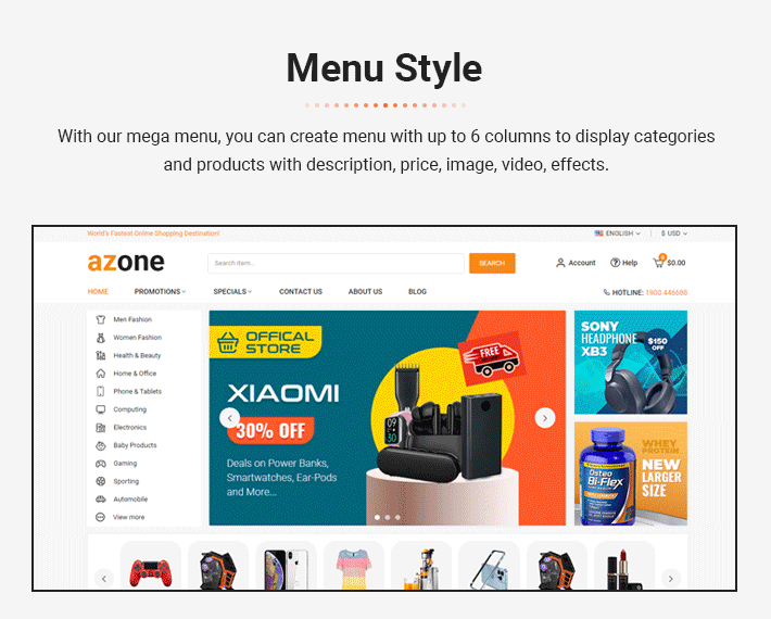 azone - prestashop 8.x theme