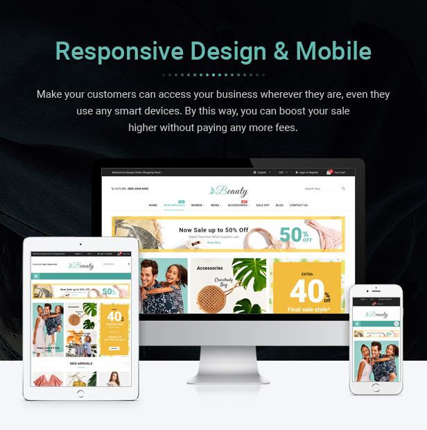 Beauty - Modern Responsive PrestaShop 1.7  Fashion Theme - 2