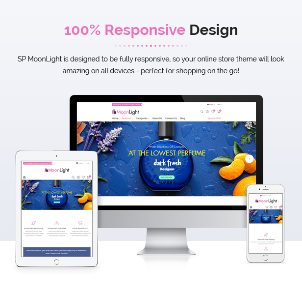 MoonLight - Modern Responsive PrestaShop 1.7 Cosmetics Theme - 2