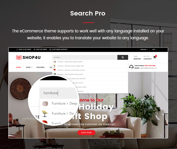Shop4U - Store PrestaShop 1.7 eCommerce Theme - 12