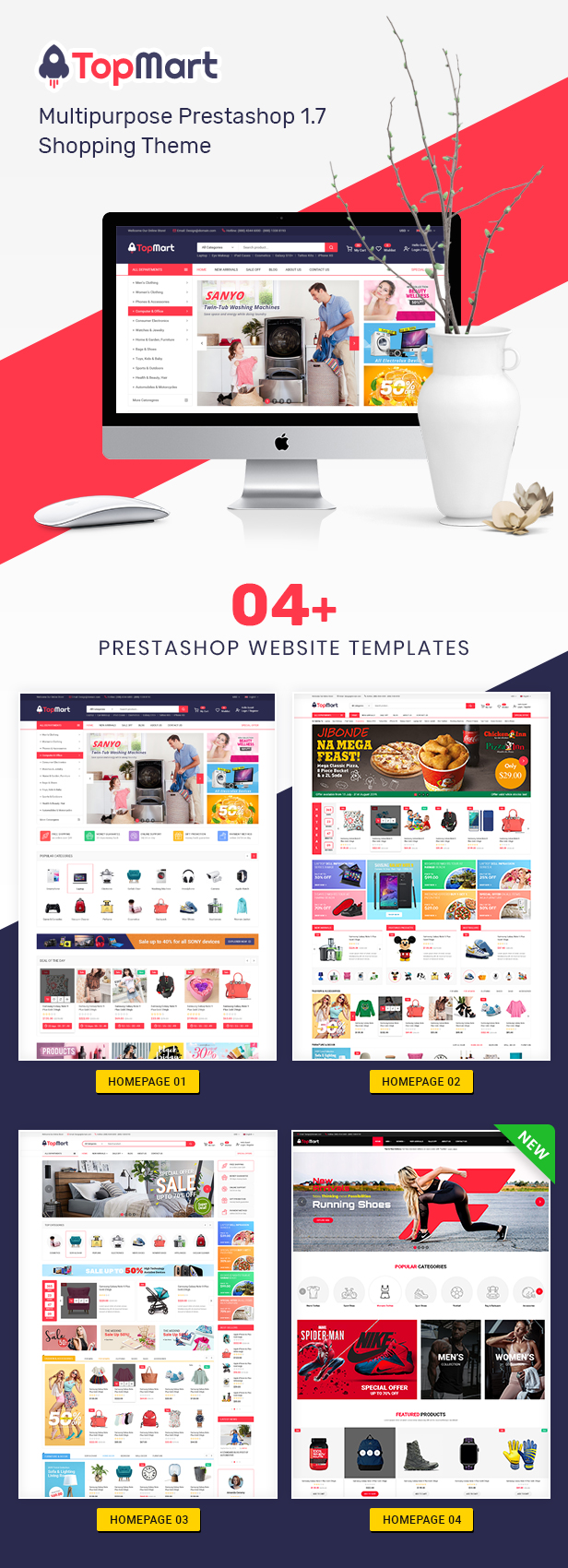 TopMart - MultiPurpose Responsive PrestaShop Theme - 1