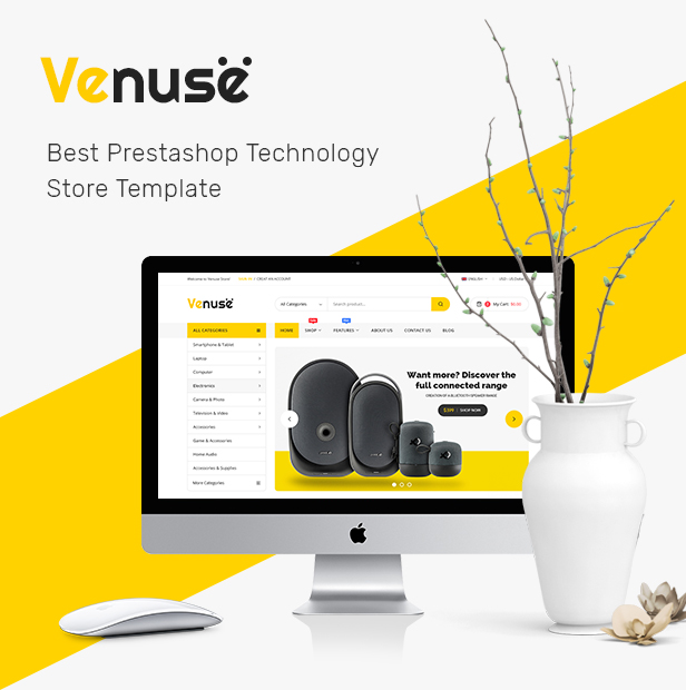 Venuse - Premium Responsive PrestaShop 1.7 Digital Theme - 1
