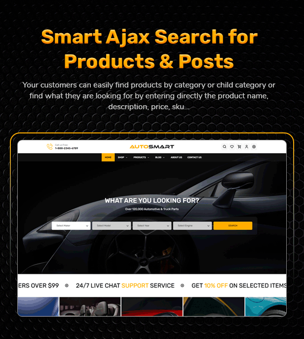 Cartop- AutoParts & Tools WooCommerce WordPress Theme