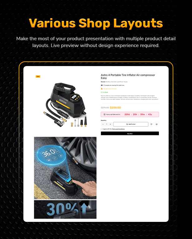 Cartop- AutoParts & Tools WooCommerce WordPress Theme