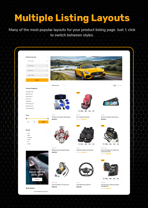 Cartop- AutoParts & Tools WooCommerce WordPress Theme