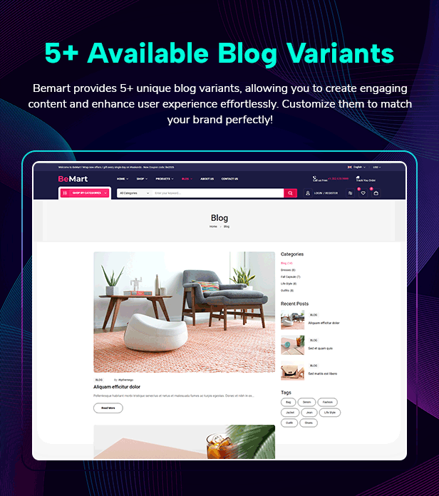 Bemart- AutoParts & Tools WooCommerce WordPress Theme