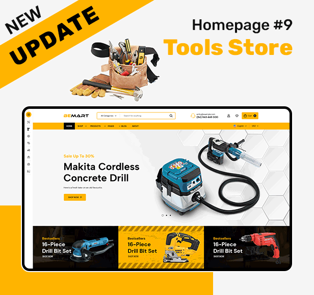 Bemart – Modern Multipurpose WooCommerce WordPress Theme