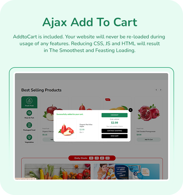 GooMart - Food, Grocery & Organic Stores WooCommerce WordPress Theme