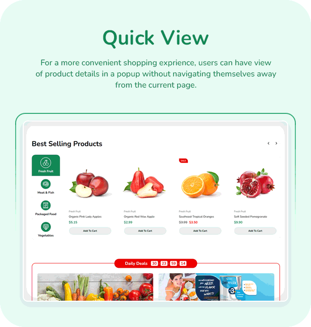 GooMart - Food, Grocery & Organic Stores WooCommerce WordPress Theme