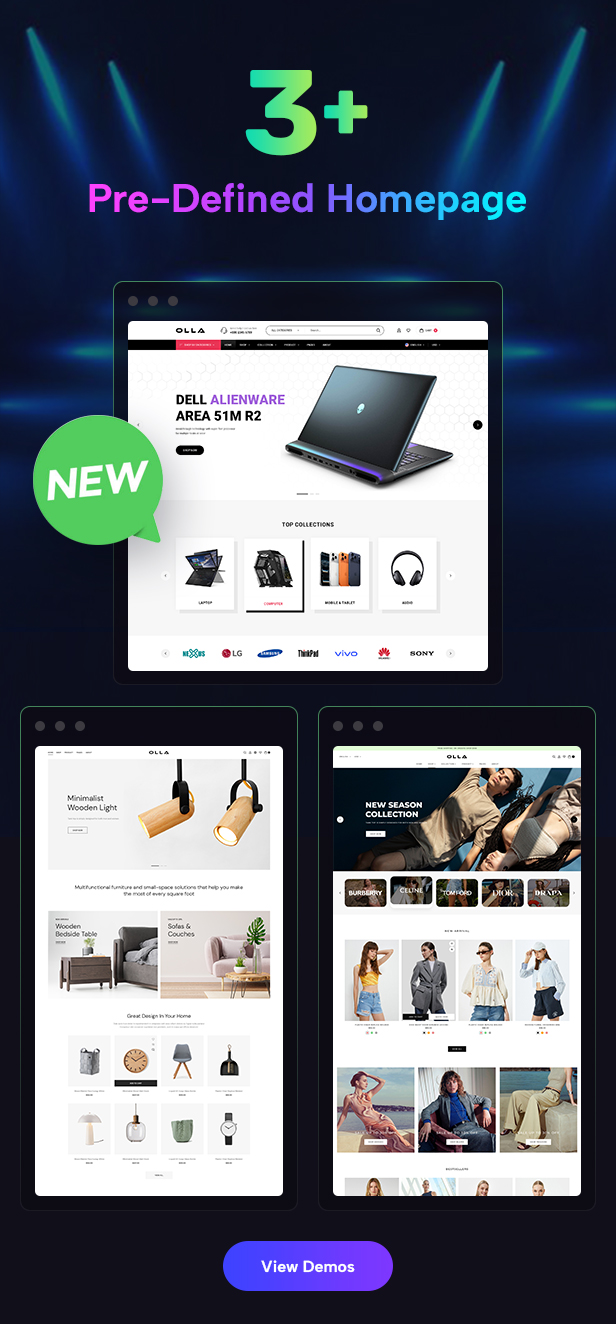Olla - Furniture &  Fashion Store WordPress WooCommerce Theme