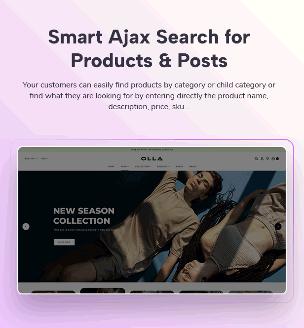 Olla - Furniture &  Fashion Store WordPress WooCommerce Theme
