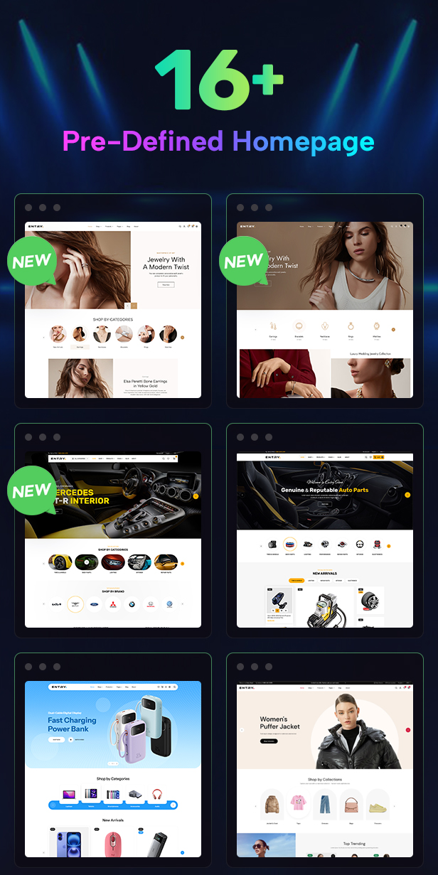 Entry - Multipurpose Woocommerce WordPress Theme