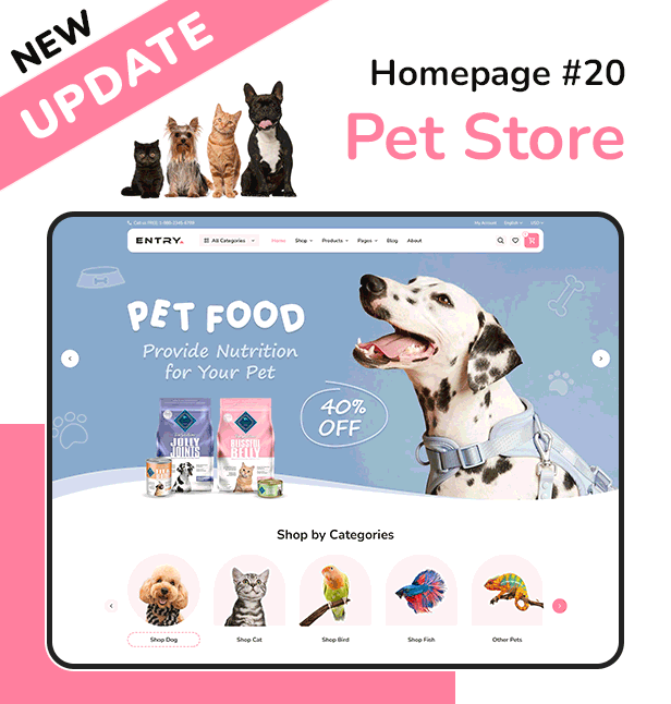 Entry - Multipurpose Woocommerce Wordpress Theme