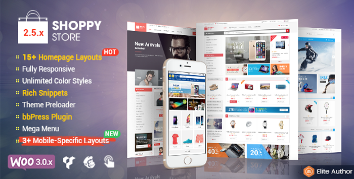 SW ShoppyStore - Best Selling WooCommerce WordPress Theme with Mobile Specifix Layouts